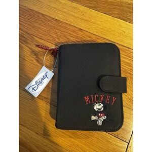 Vintage Disney Store Mickey Zip Wallet Planner Organizer Address Book NWT